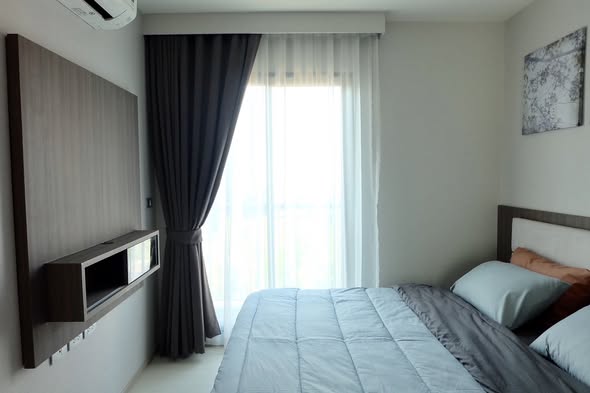 bedroom of Rhythm Sukhumvit 36-38