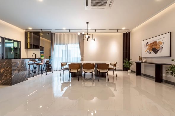 living room of ริชชี่ เฮ้าส์ (Richie Houses) – รับสร้างบ้านหรู คฤหาสน์ ครบวงจร