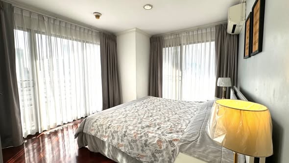 bedroom of Richmond Palace Condominium