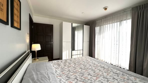 bedroom of Richmond Palace Condominium
