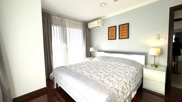 bedroom of Richmond Palace Condominium