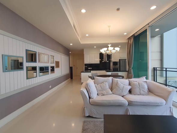 living room of Royce Private Residences