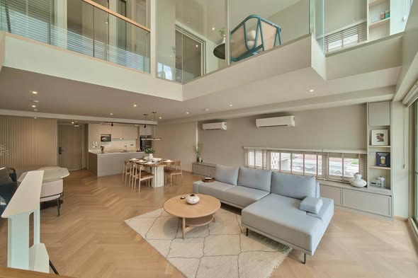 living room of Royce Private Residences