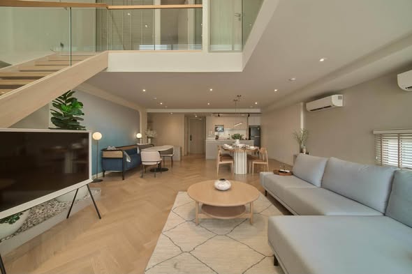 living room of Royce Private Residences