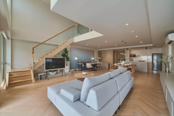 living room of Royce Private Residences