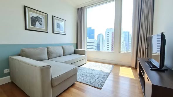 living room and bedroom of Royce Private Residences