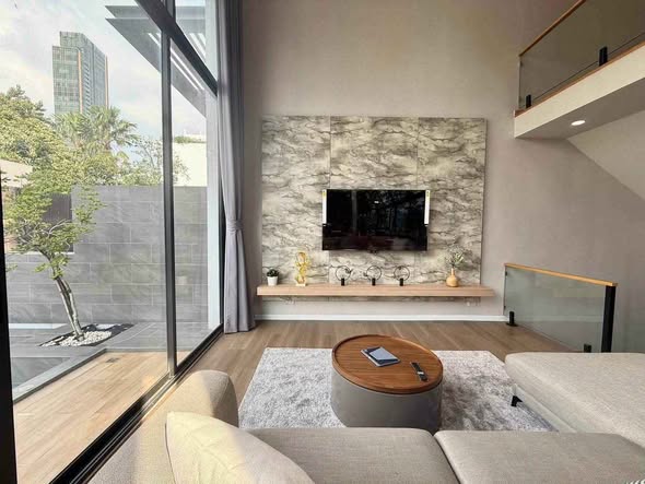 living room of Sage Thonglor เซจ ทองหล่อ