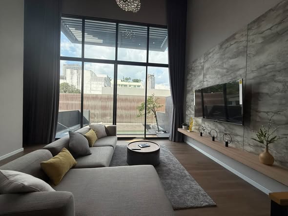 living room and room interior of Sage Thonglor เซจ ทองหล่อ