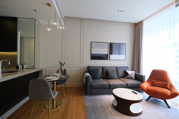 living room of SALADAENG One