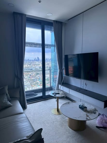 living room and bedroom of Sapphire Condominium Rama 3
