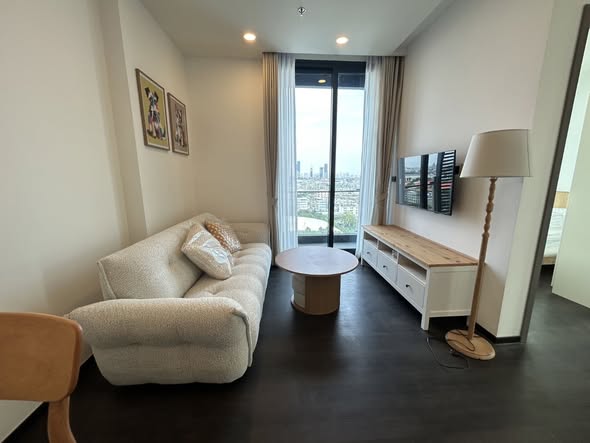 living room and bedroom of Sapphire Condominium Rama 3