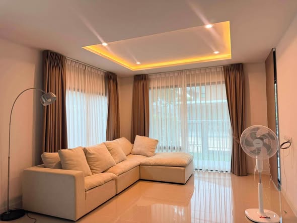 bedroom and living room of Saransiri Rangsit