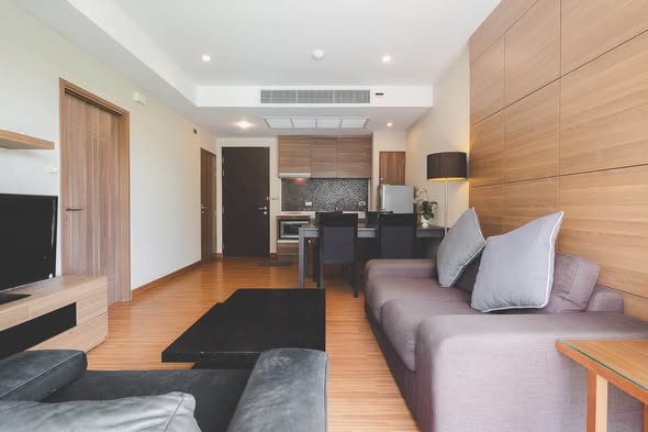 living room and bedroom and room interior of SASARA Hua Hin (ศศรา หัวหิน)