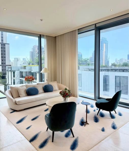 living room and room interior of SCOPE Langsuan