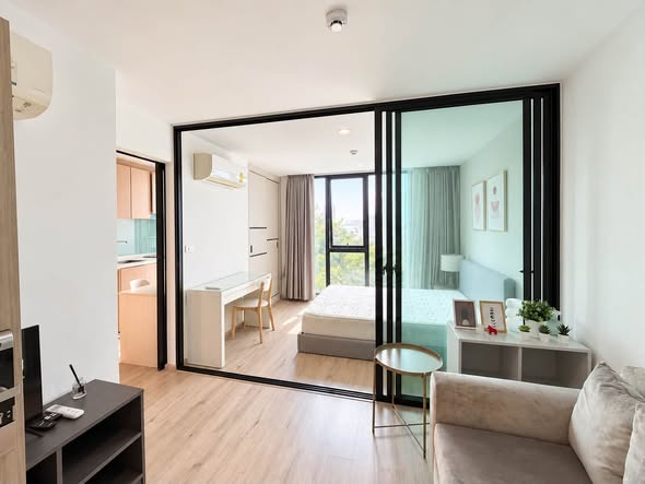 bedroom and living room and room interior of Serio Sukhumvit 50
