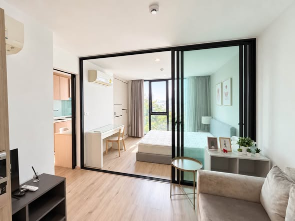 bedroom and living room and room interior of Serio Sukhumvit 50