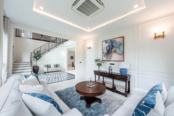 living room and bedroom of Setthasiri Bangna KM.10