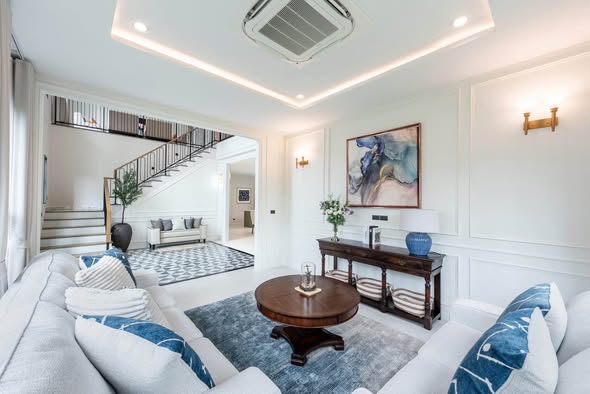 living room and bedroom of Setthasiri Bangna KM.10