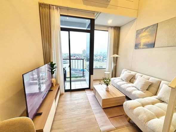 living room and bedroom of Siamese residence landmark @ MRTA station