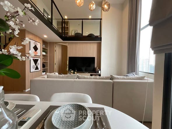 living room and room interior of Siamese Sukhumvit 48 ไซมิส สุขุมวิท 48