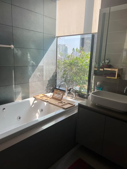 room interior and bathroom of Silom Forest Exclusive Residence