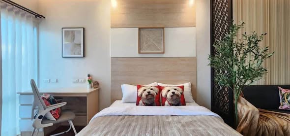bedroom of Siri at Sukhumvit