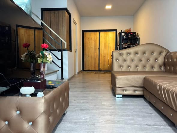 living room and room interior of Siri Place Bangna-Theparak