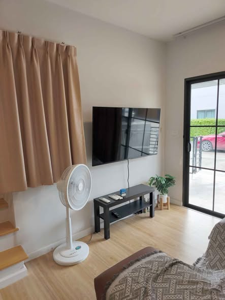 bedroom and living room of สิริ เพลส เมกาบางนา Siri Place Mega-Bangna