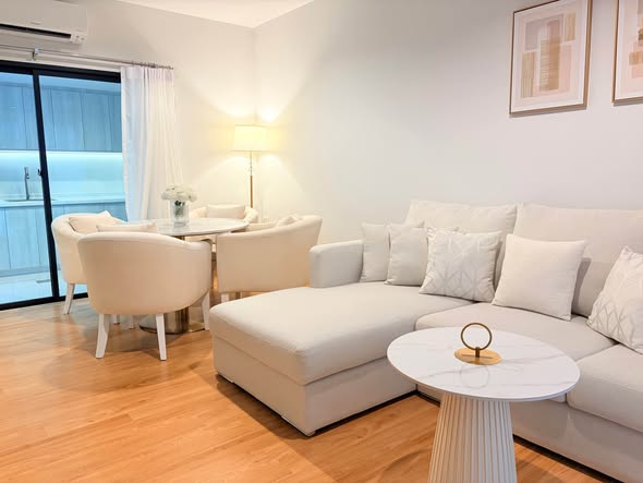 living room and room interior of Siri Place Pattanakarn