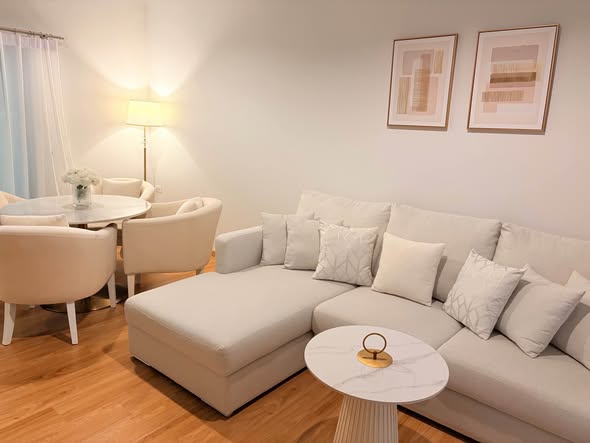 living room and room interior of Siri Place Pattanakarn