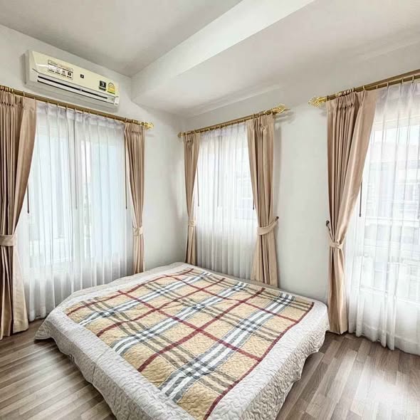 bedroom of Sixnature Ramintra