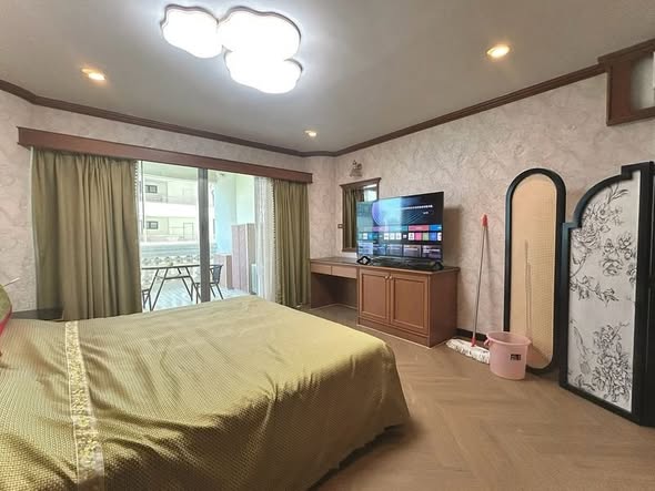 bedroom of Sky Beach Condominium