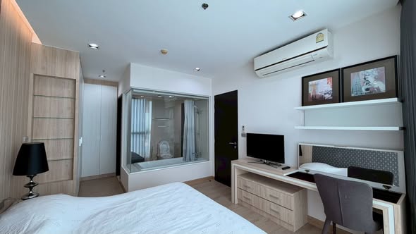 bedroom of Sky Walk Residences
