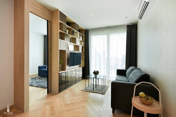 living room and bedroom and room interior of Sky Walk Residences
