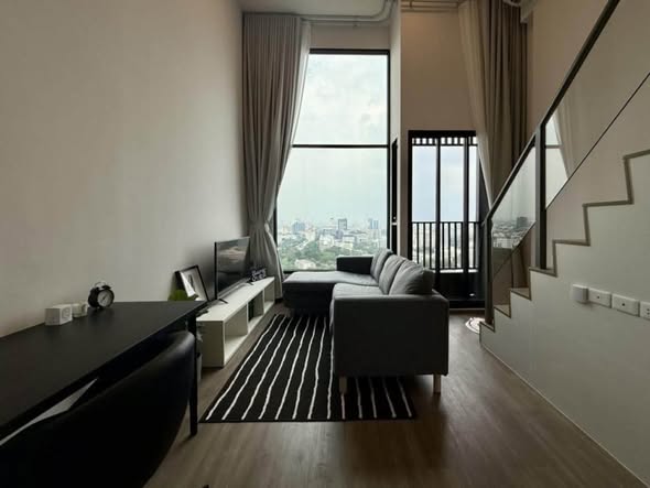 living room and bedroom of So Origin Kaset Interchange