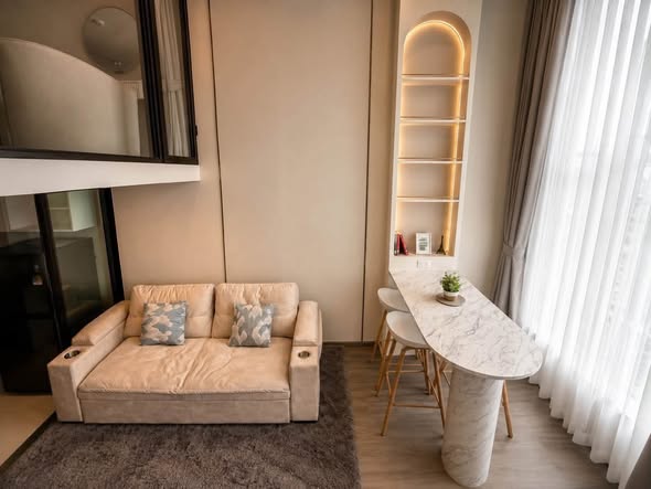 living room and bedroom and bathroom of So Origin Kaset Interchange