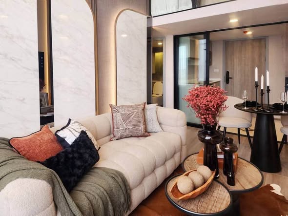 living room of SOHO​ BANGKOK​ RATCHADA​