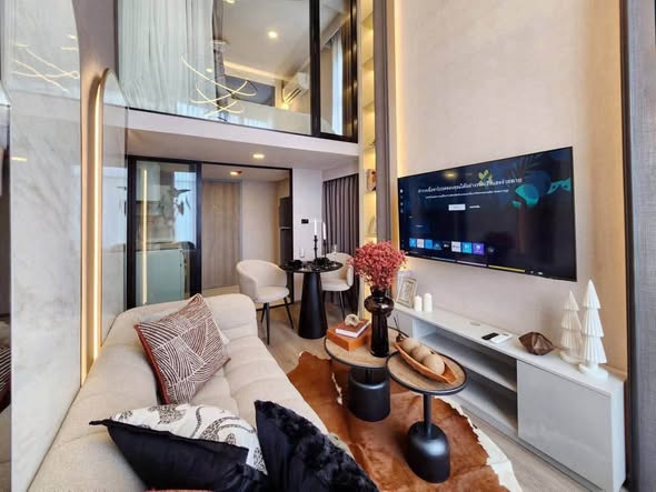 living room of SOHO​ BANGKOK​ RATCHADA​