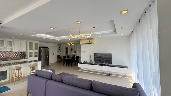 living room and kitchen of SRIVARA MANSION 1