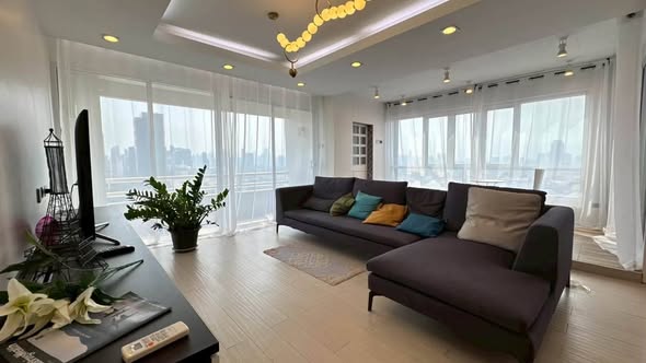living room and bedroom of Sriwara Mansion 1