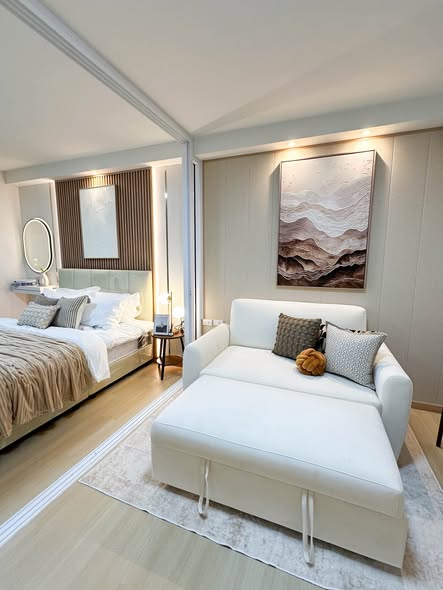 bedroom of Supalai City Home Ratchada 10