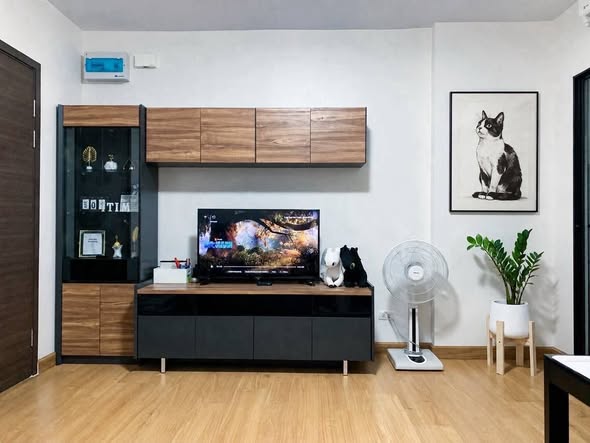 living room and room interior of Supalai City Resort Bearing Station (Sukhumvit 105)