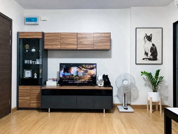 living room and room interior of Supalai City Resort Bearing Station (Sukhumvit 105)