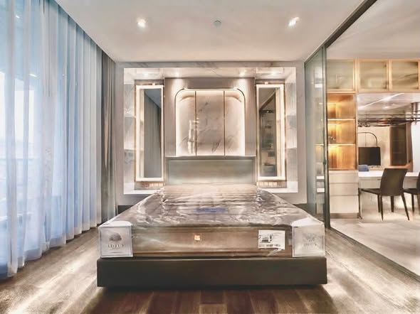 bedroom and room interior of Supalai Icon Sathon