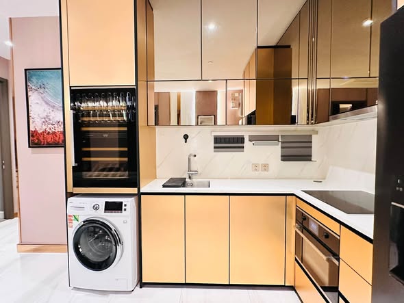 kitchen of Supalai Icon Sathon