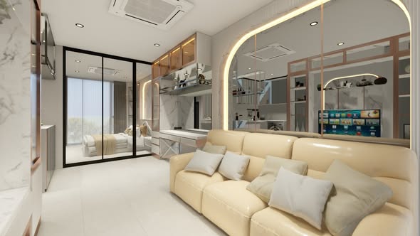 living room of Supalai Icon Sathon