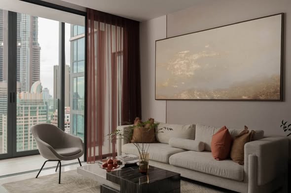 living room of Supalai Icon Sathon