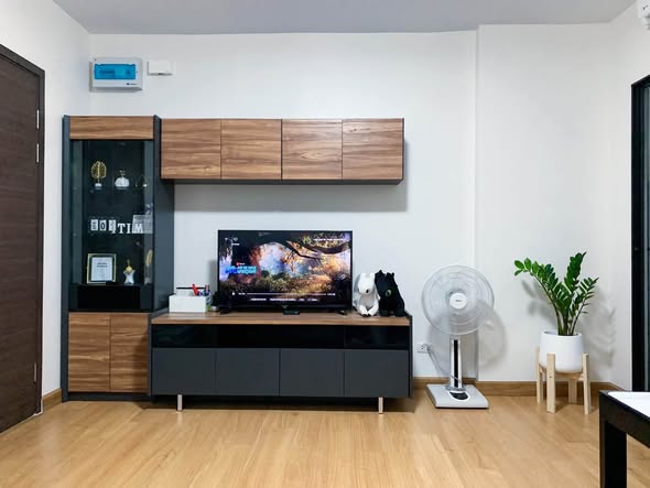living room and room interior of Supalai Loft Sathon-Ratchaphruek