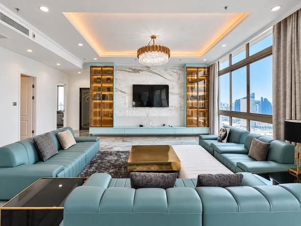 living room of Supalai Oriental Sukhumvit 39
