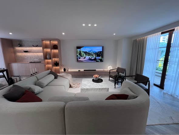 living room of Supalai Place Condominium Sukhumvit 39